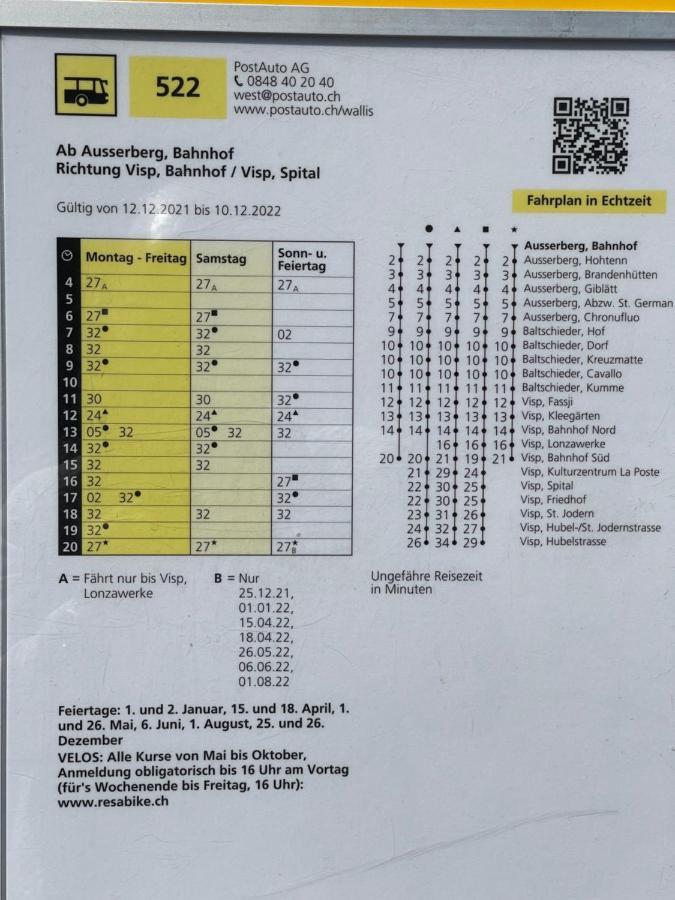 Hotel i-24-7 Check-In Ausserberg Exterior foto